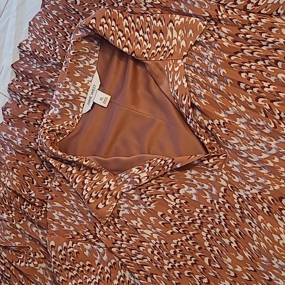 Nine West‎ .. XL .. Brown .. nwt